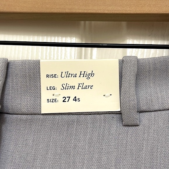 NWT Abercrombie & Fitch Tailored Flare Pant - Picture 8 of 10